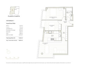 PLANTA 4º VIVIENDA 1