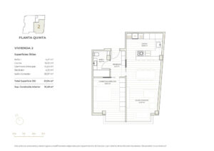 PLANTA 5º VIVIENDA 2