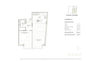 PLANTA 1º VIVIENDA 2