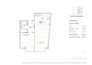 PLANTA 2º VIVIENDA 2