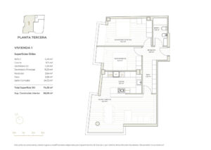 PLANTA 3º VIVIENDA 1